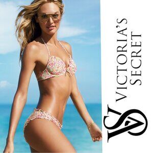 Victoria's Secret | "Confetti" The Ruffle Cheeky Bikini Bottoms | Size Small